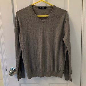 J Crew Gray Cotton & Cashmere Sweater